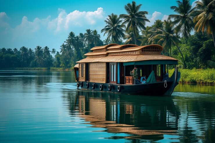 Luxury houseboat in kerala